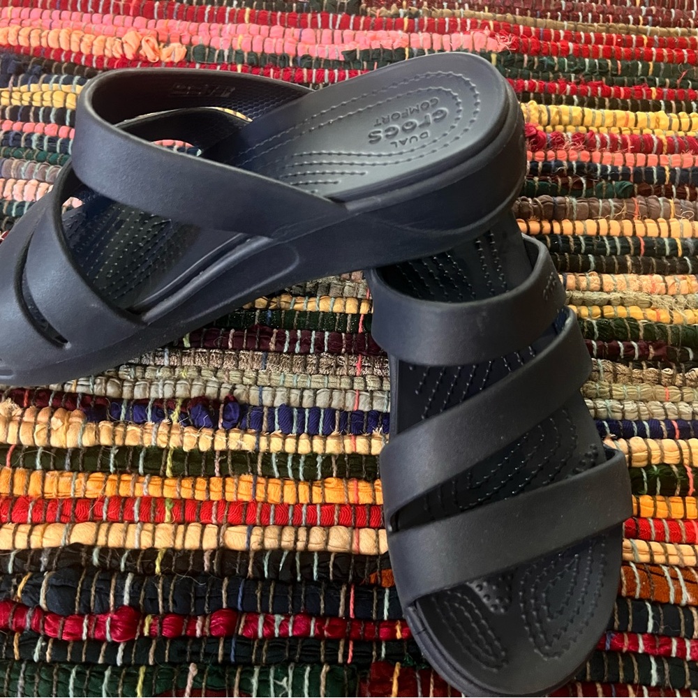 Womens Crocs getaway Slide Sandals